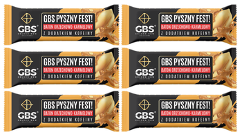 6x Baton GBS Pyszny Fest karmelowo-orzechowy