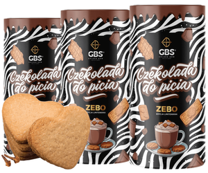 Czekolada do picia GBS BY ZEBO [3X250g], smak: CIASTECZKA KORZENNE - edycja limitowana