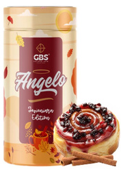 Kawa GBS rozpuszczalna ANGELO smak CYNAMONKA Z KREMEM WIŚNIOWYM edycja jesienna