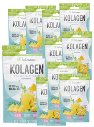 Kolagen o smaku ananasowym - 10 szt saszetek