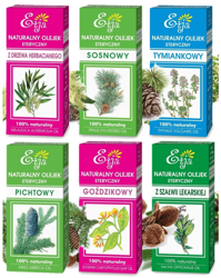 Olejki eteryczne naturalne: ZESTAW na zwiększenie odporności organizmu