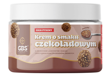 GIGA PYSZNY Krem czekoladowy CRUNCHY z orzechami NOWOŚĆ od GBS