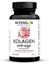 Kolagen tabletki + hialuron +wit C ANTI-AGE 60 tab