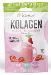 Kolagen o smaku truskawkowym + kwas hialuronowy - saszetka