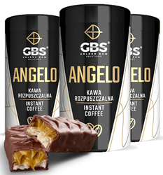 Kawa GBS rozpuszczalna 3pack [3x100g], smak: BATON KARMELOWO-CIASTECZKOWY