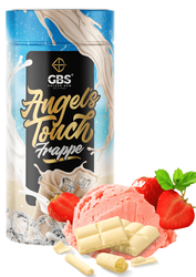 Kawa GBS Angel's Touch FRAPPE rozpuszczalna 150g, smak: LODY BIAŁA CZEKOLADA Z TRUSKAWKĄ